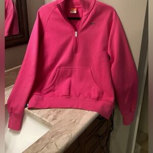 Like new ...Nike half zip cotton..